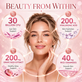 Peunitory Probiotiques pour Femmes 60 capsules avec étiquette