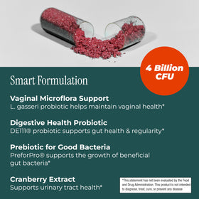 pH-D Complément Alimentaire Probiotique Vagin 30 Capsules avec emballage