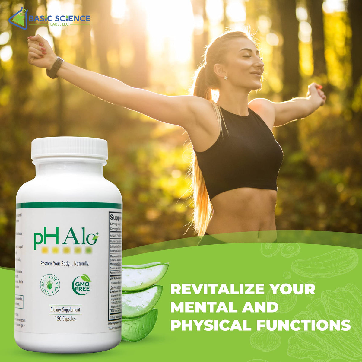 pHAlo Complément Alimentaire pH Équilibre capsules ouvertes
