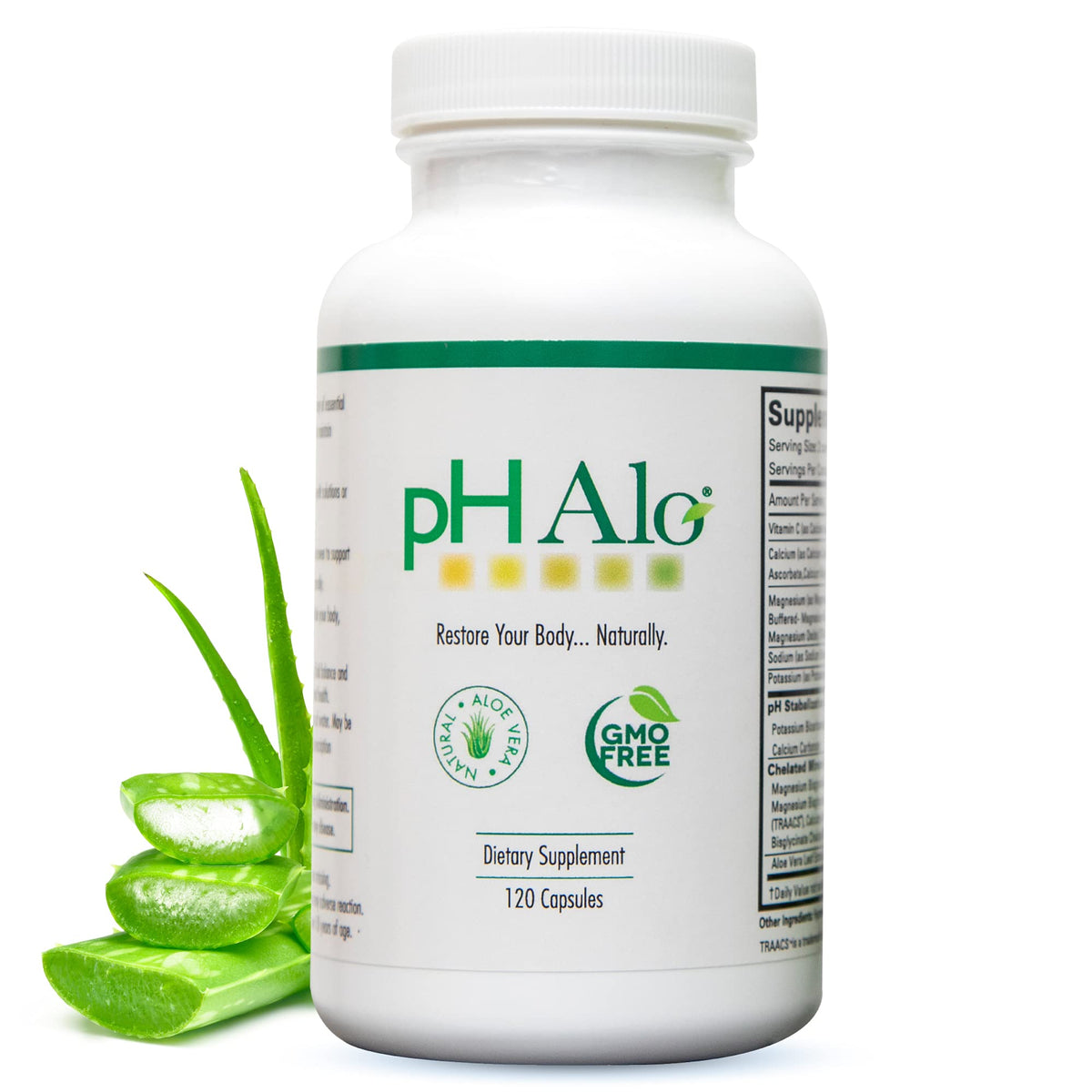 pHAlo Complément Alimentaire pH Équilibre capsules vue de face