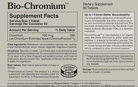 Pharma Nord Bio-Chromium avec des éléments de nutrition