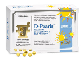 Pharma Nord D-Pearls 1000 IU flacon de 120 perles