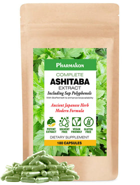 PHARMAKON Capsules Ashiataba Bio vue de face avec emballage en kraft