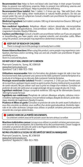 Pharmaris Ferofit comprimés sur un fond naturel
