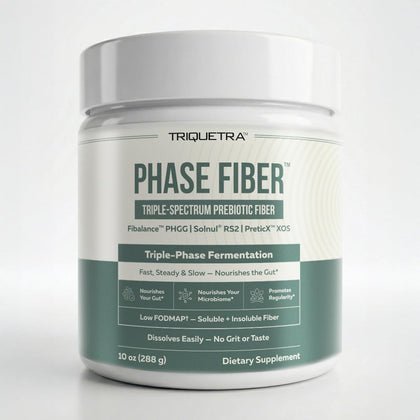 Phase Fiber™ Poudre Prébiotique Triquetra Health 349g vue avant