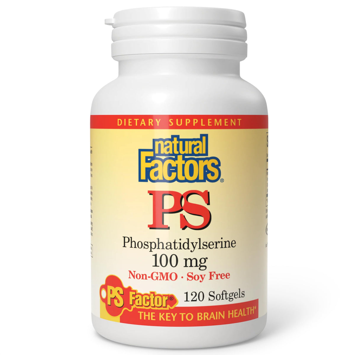 Phosphatidylserine 120 gélules de Natural Factors vue avant