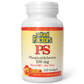 Phosphatidylserine 120 gélules de Natural Factors vue avant
