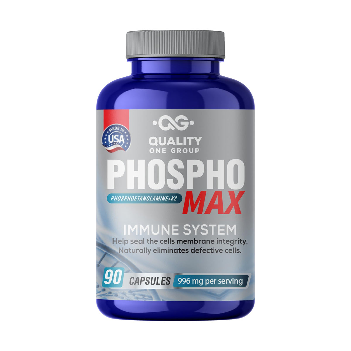 Phosphomax Fosfoetanolamina Capsules boîte avant vue