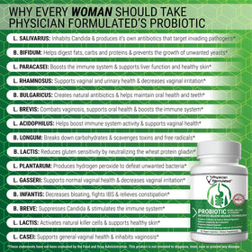 Physician Formulated Probiotiques 50 Milliards 15 Souches Capsules dosage