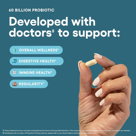Physician's CHOICE 60 Mrd Probiotiques 60 capsules vue de face