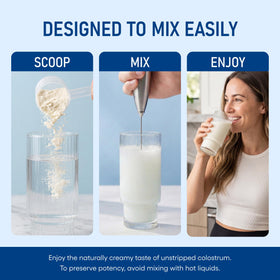 Physician's CHOICE Colostrum Gold Poudre, nutritional information on packaging