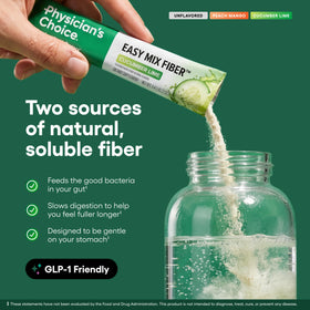 Physician's CHOICE Easy Mix Fiber Stick Pack Cucumber Lime