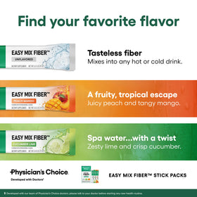 Physician's CHOICE Easy Mix Fiber Stick Pack ingredients list