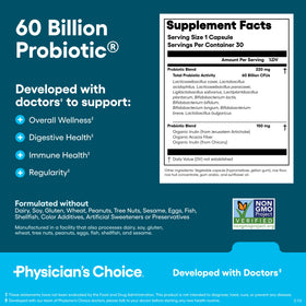 Physician's CHOICE Gut Guardian Bundle avec capsules et ingrédients