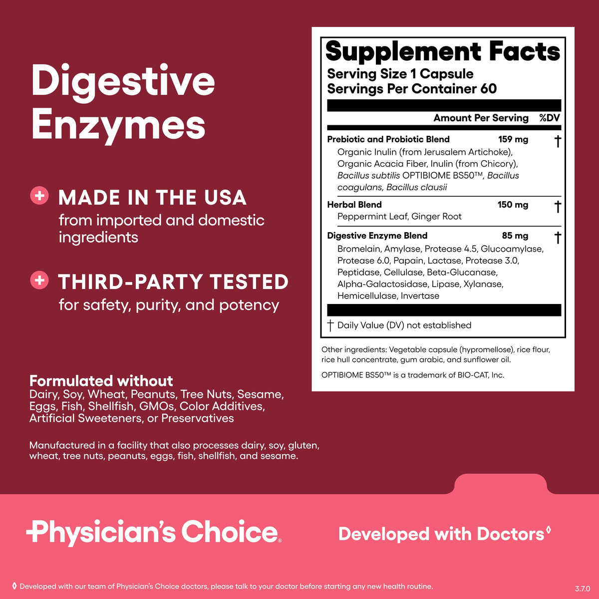 Physician's CHOICE Gut Guardian Bundle avec étiquette visible