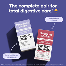 Physician's CHOICE Prébiotique-Probiotique flacon avec fond neutre