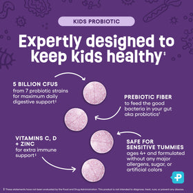 Physician's CHOICE Probiotiques pour Enfants - vue latérale de l'emballage