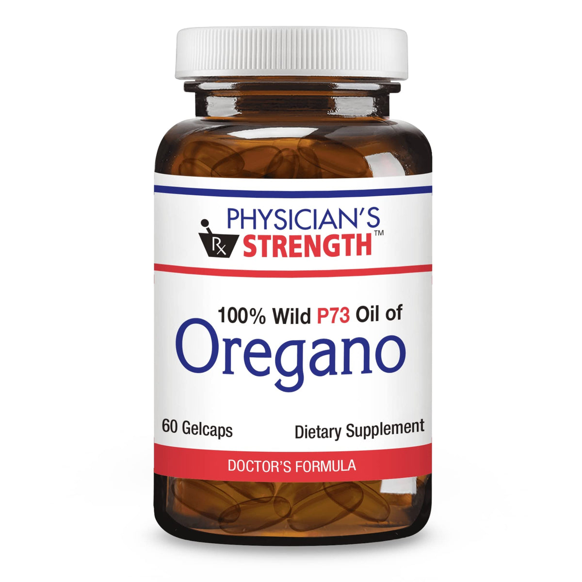 Physician's Strength Huile d'Origan Sauvage 60 Gelcaps vue de face