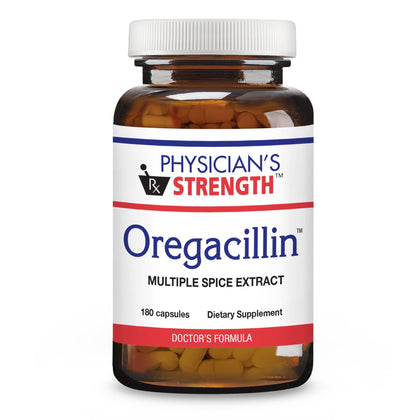 Physician's Strength Oregacillin 180 capsules vue de face