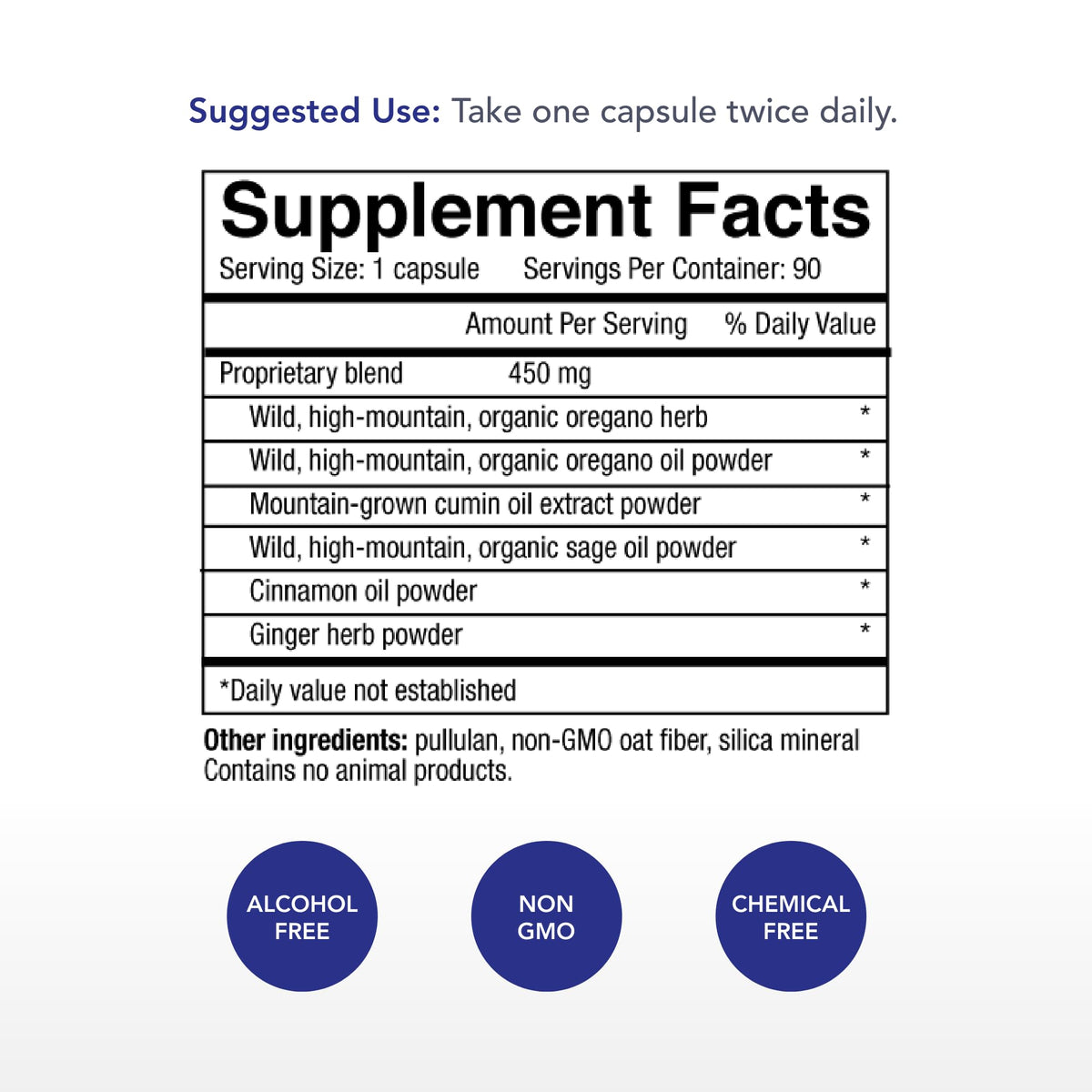 Physician's Strength Oregacillin étiquette et boîte