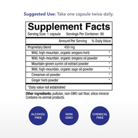 Physician's Strength Oregacillin étiquette et boîte