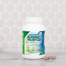 Phytage Labs Bladder Relief 911 capsules sur une table