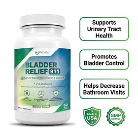 Phytage Labs Bladder Relief 911 capsules végétales en gros plan