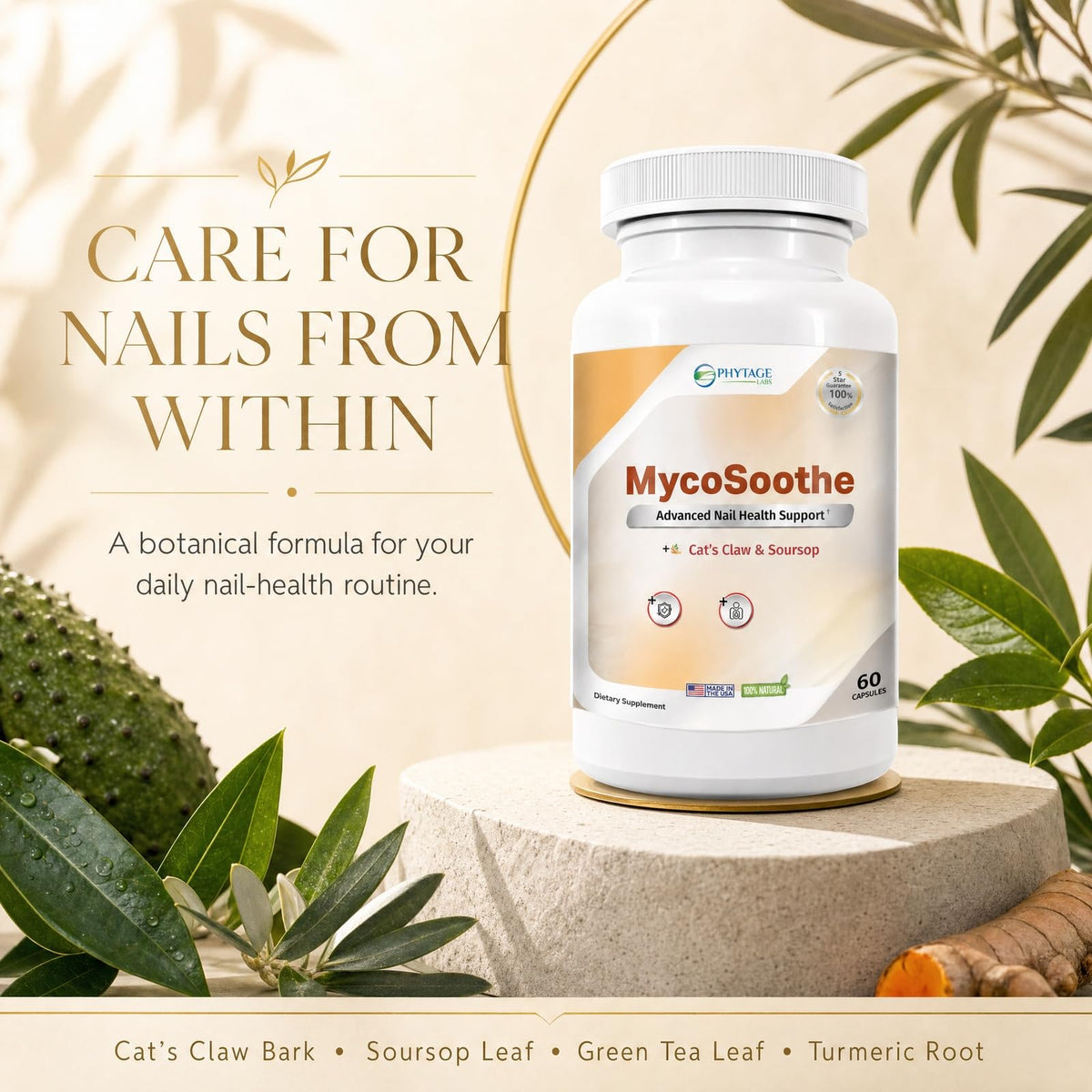 Phytage Labs MycoSoothe 2 Pack vue arrière des flacons