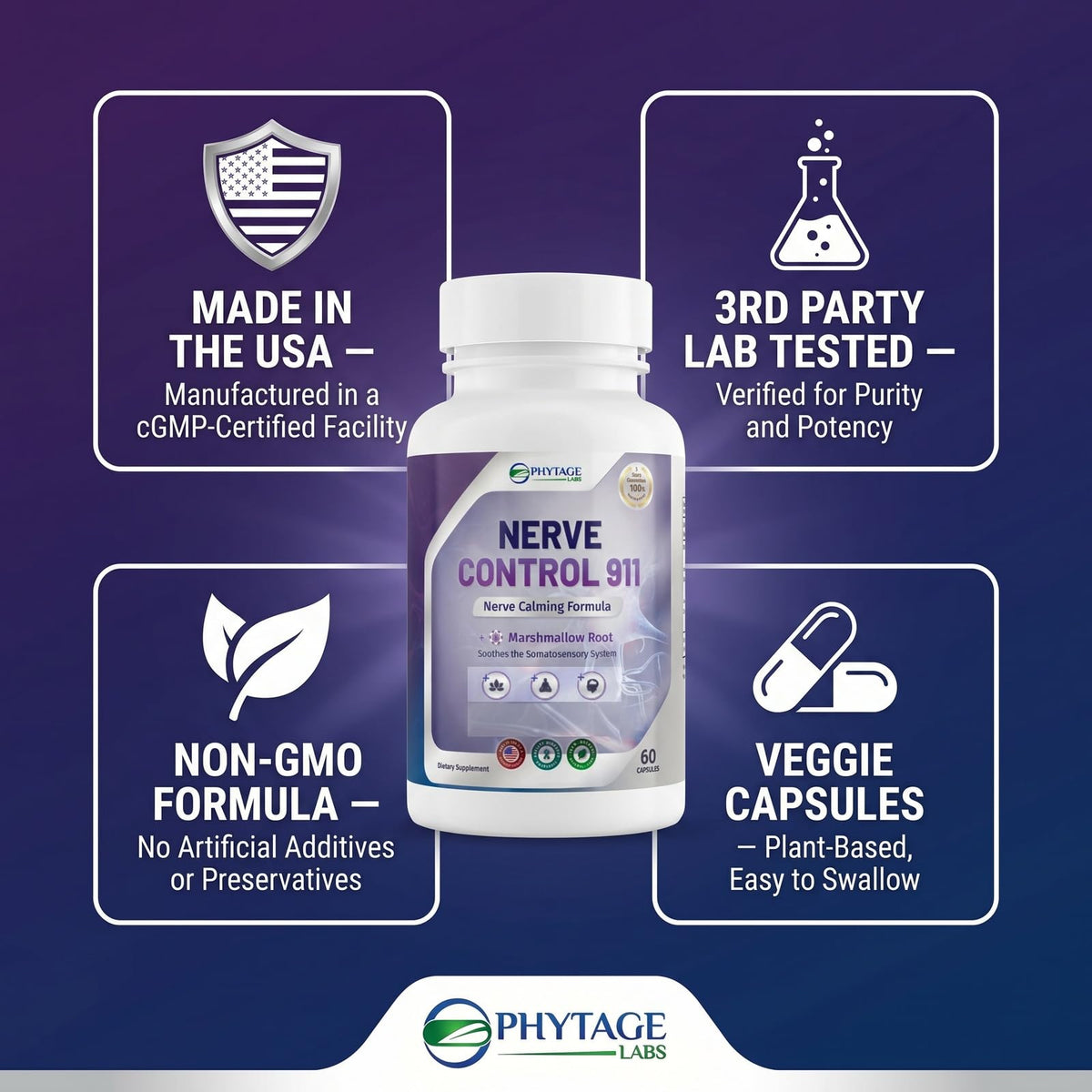 Phytage Labs Nerve Control 911 en usage quotidien