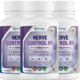 Phytage Labs Nerve Control 911 pack de 3 flacons