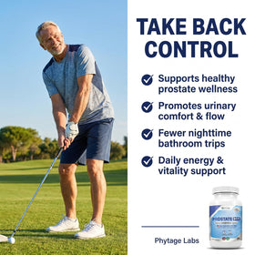 Phytage Labs Prostate 911 produit avec des ingrédients naturels