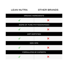 Phytocéramides LEAN Nutraceuticals avec des éléments naturels