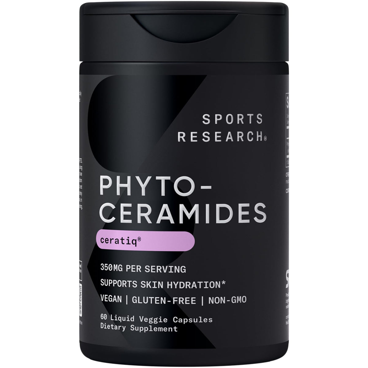 Phytoceramides Sports Research 350mg capsules liquides vue avant