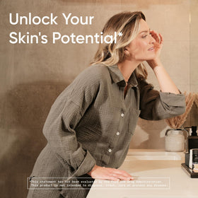 Phytoceramides Sports Research avec un verre d'eau