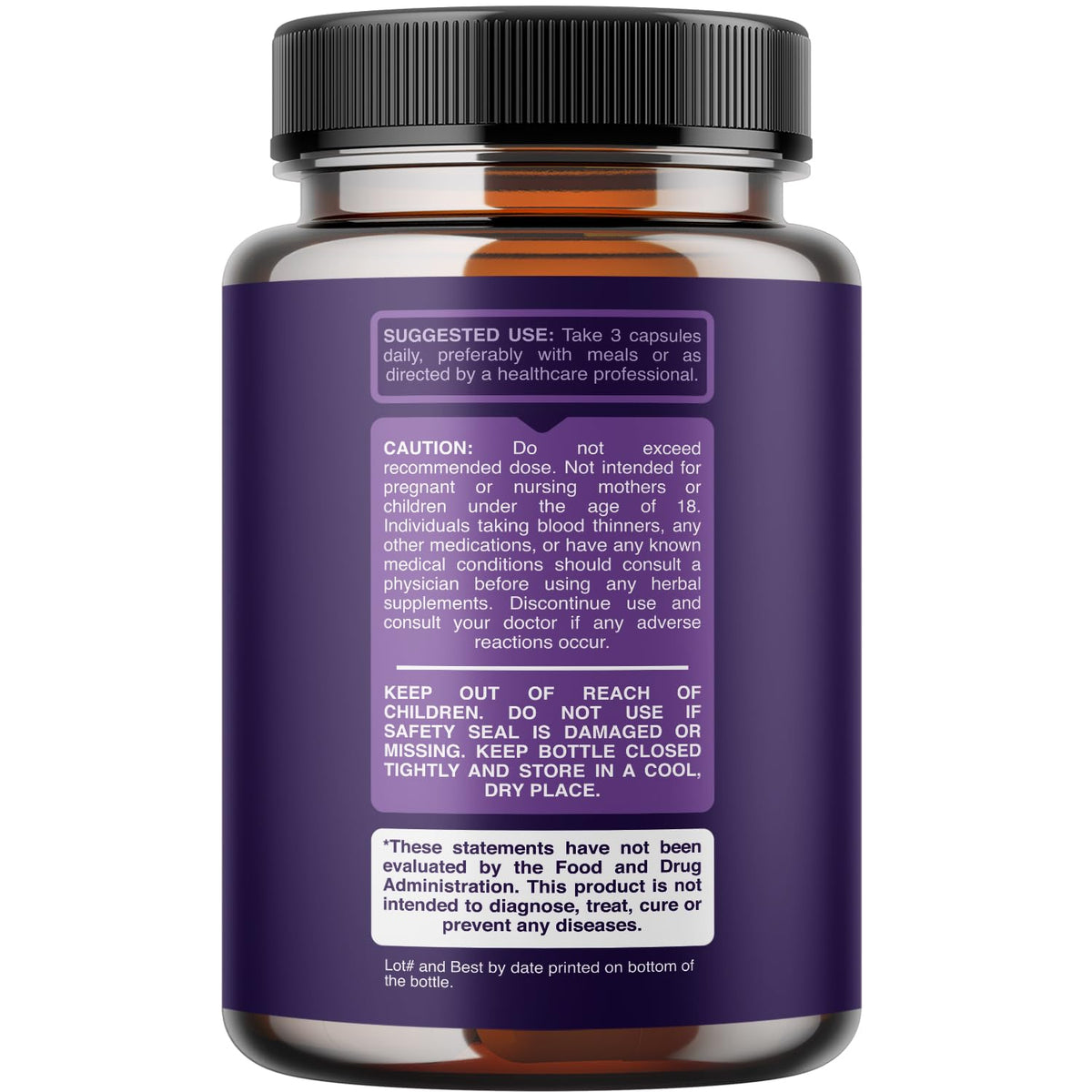 Phytoral complexe de magnésium 180 capsules sur un fond neutre