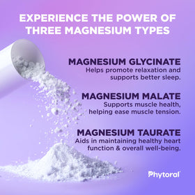 Phytoral complexe de magnésium 400mg capsules sur une table