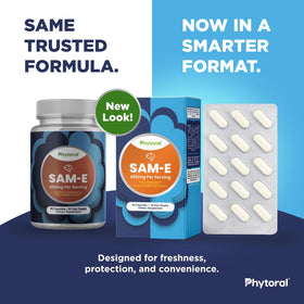 Phytoral SAM E 400mg capsules sur une table