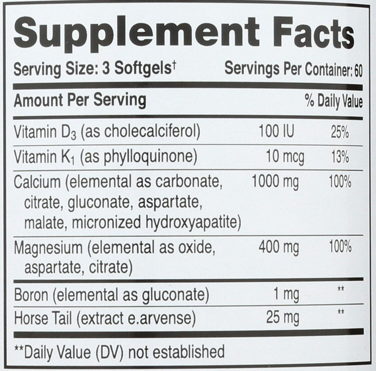 Phytotherapy Rx Calcium Liquide Softgel 180 gélules contenant