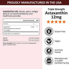 PhytoVital Astaxanthin 12mg avec huile MCT dans un environnement naturel