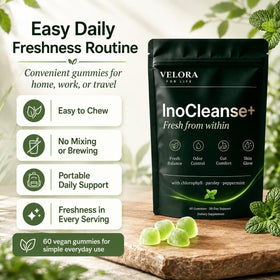 Pillow Daddy Gélules de Chlorophylle Inocleanse+ - Gummies dans un bol