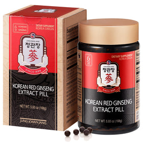 Pilules de ginseng rouge coréen JUNG KWAN JANG en flacon