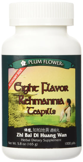 Pilules de Réhmannia à Huit Saveurs Plum Flower, vue avant du paquet