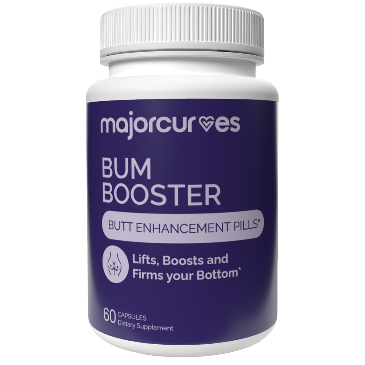 Pilules de renforcement des fesses Major Curves en flacon de 68g