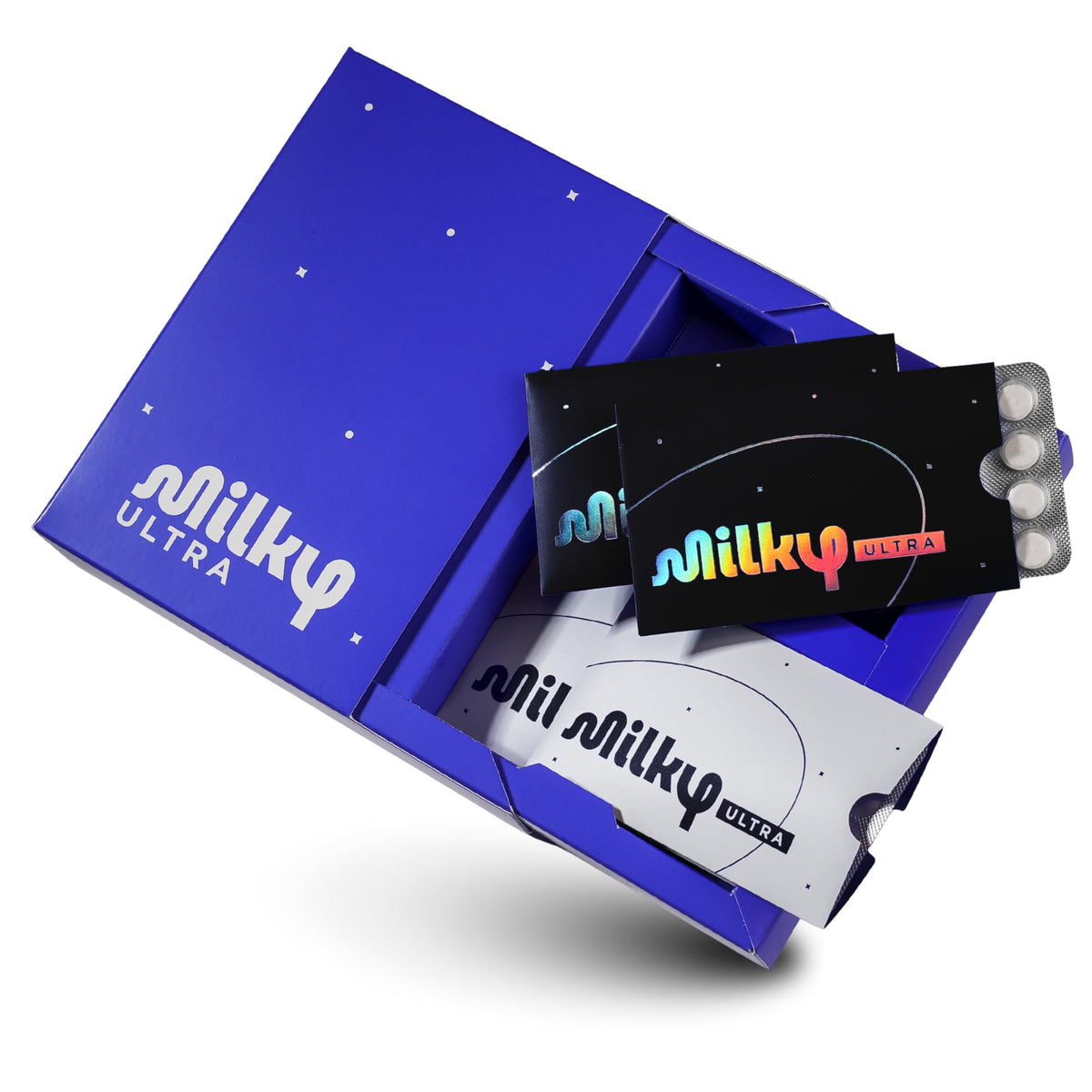 Pilules Milky Ultra Intolérance Lactose 21 000 FCC en boîte