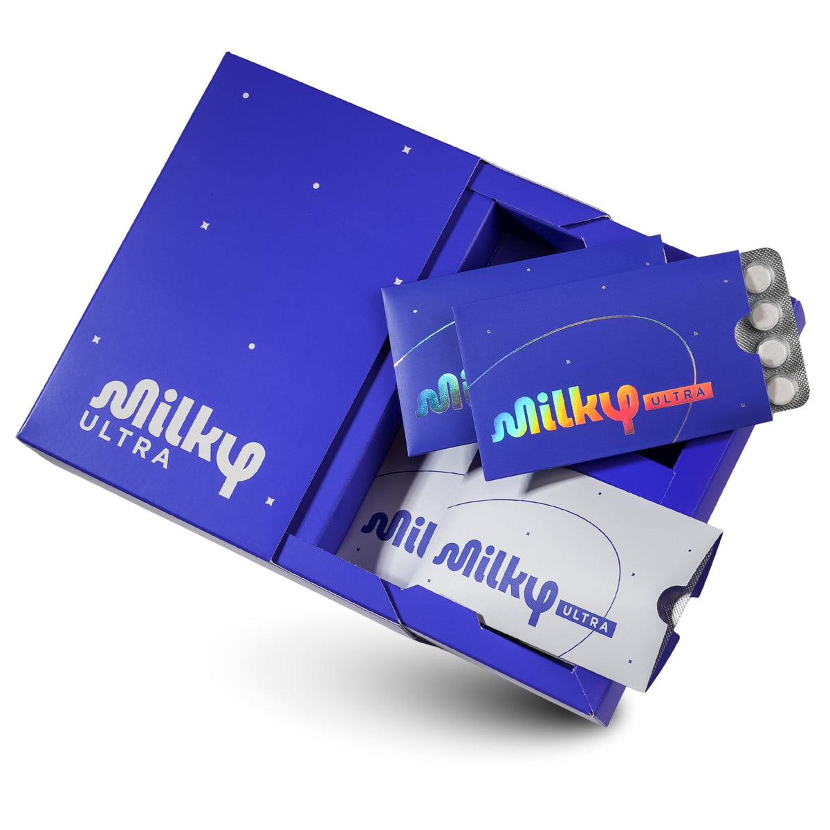 Pilules Milky Ultra Lactose Intolérance 21 000 FCC - emballage avant