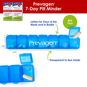 Pilulier 7 jours inclus avec Prevagen gélules