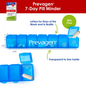 Pilulier de 7 jours inclus avec gélules Prevagen