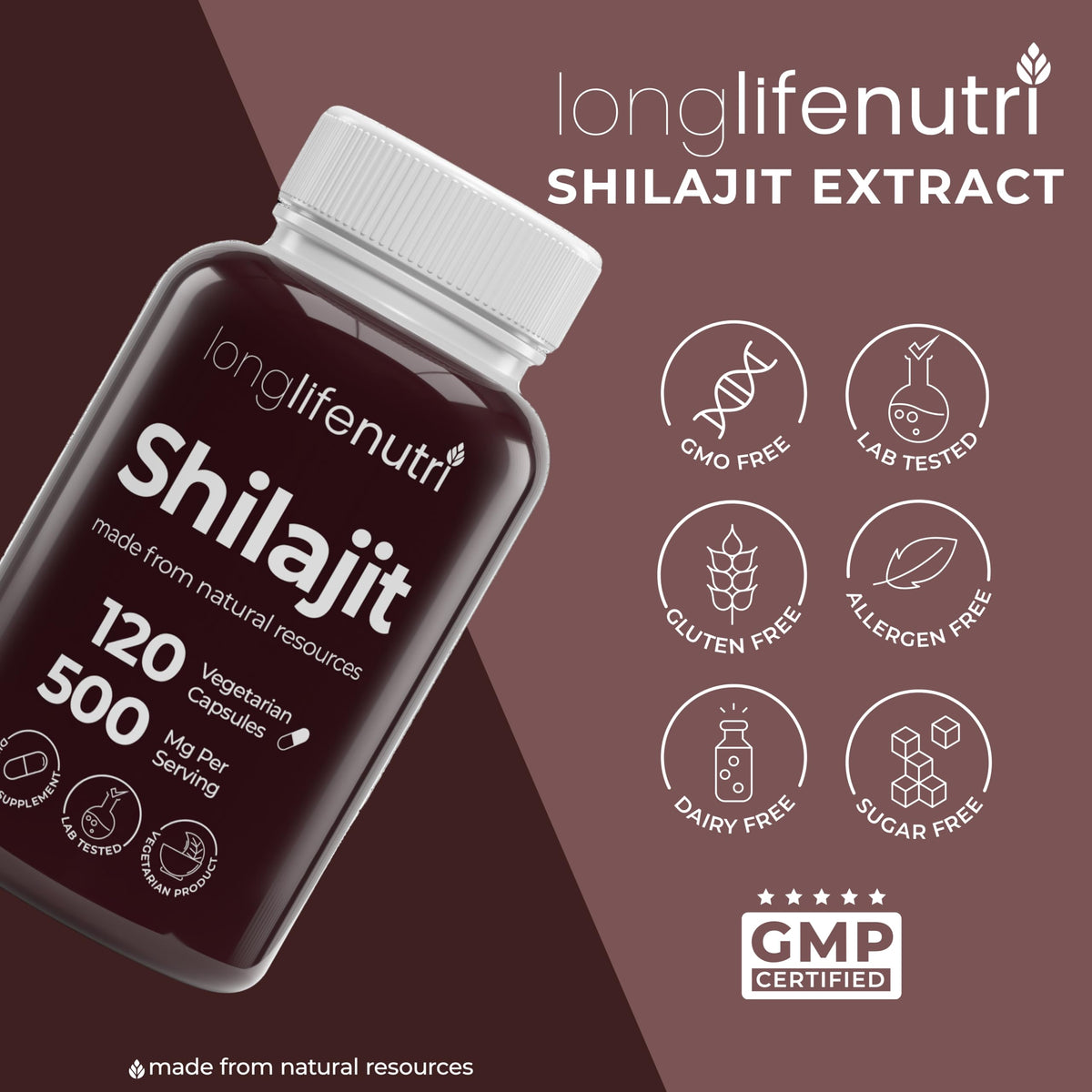 Pilulier gratuit inclus avec les capsules de Shilajit