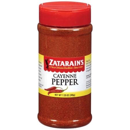 Piment de Cayenne Zatarain's 263g, emballage avec couvercle large