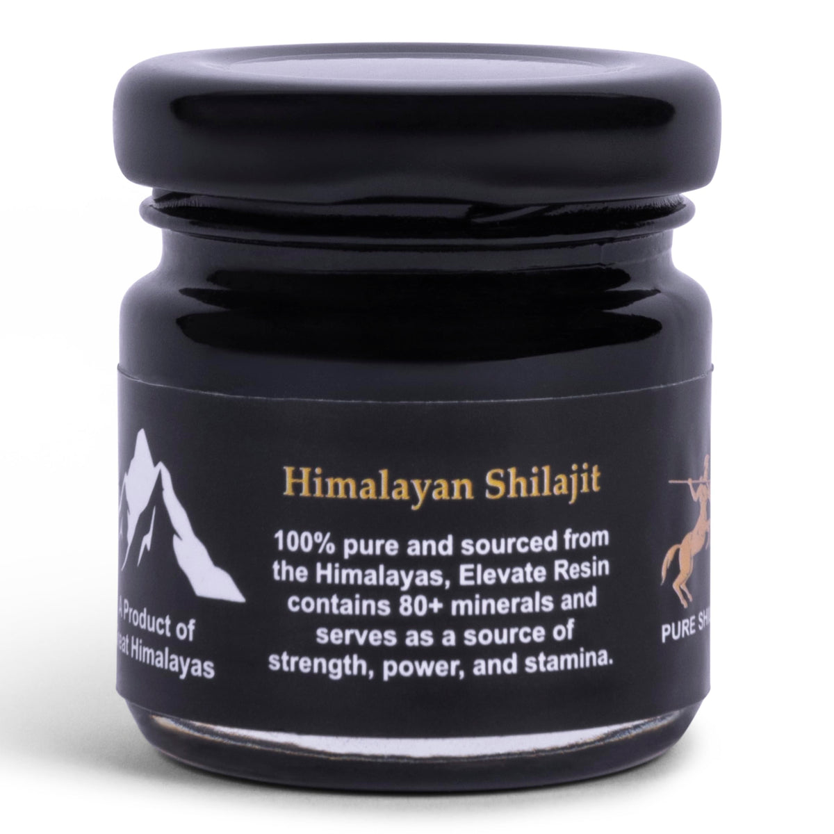 Pindari Résine de Shilajit Pure 500mg en cuillère